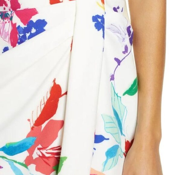 NWT BLACK HALO SEDORA WATERCOLOR FLORAL COCKTAIL DRESS-SIZE 10 - Picture 8 of 8